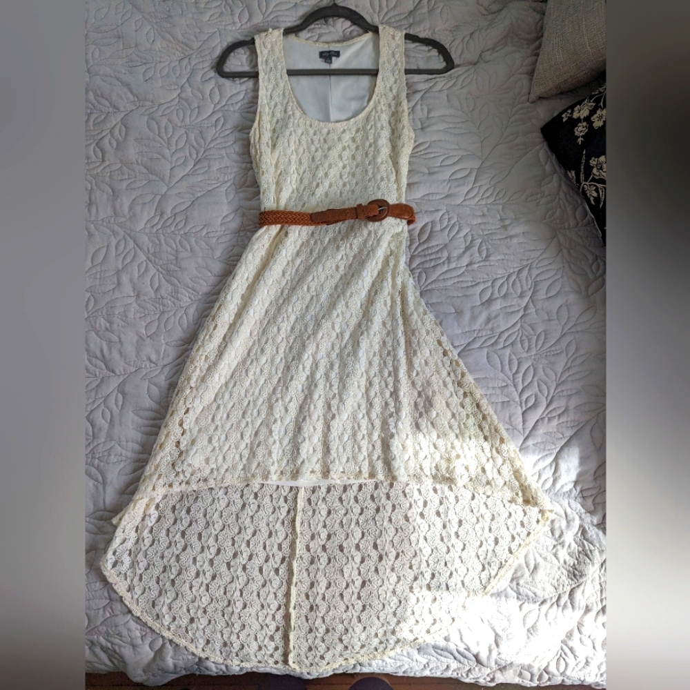 Cream Knit Dress